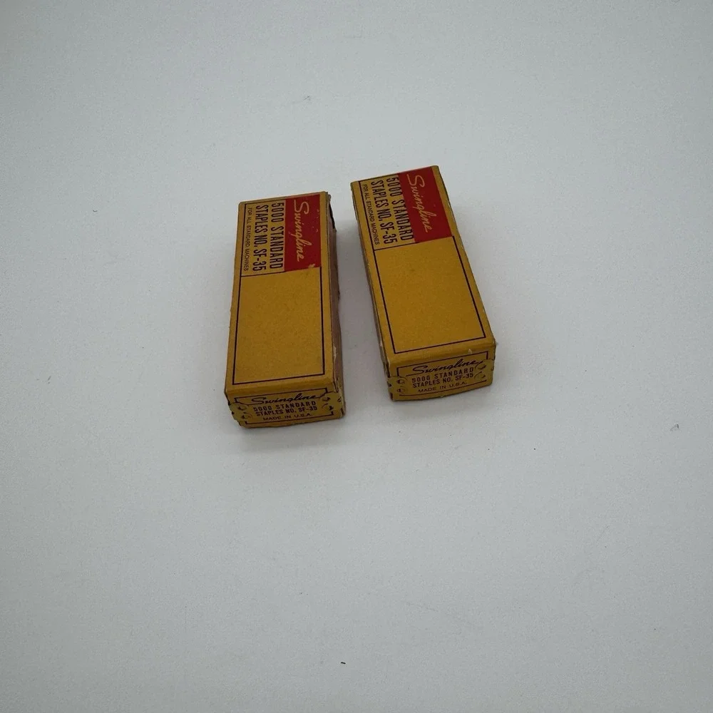 Vintage Swingline SF-35 Standard Staples No 747 5000 Lot‎ 2 Open Box